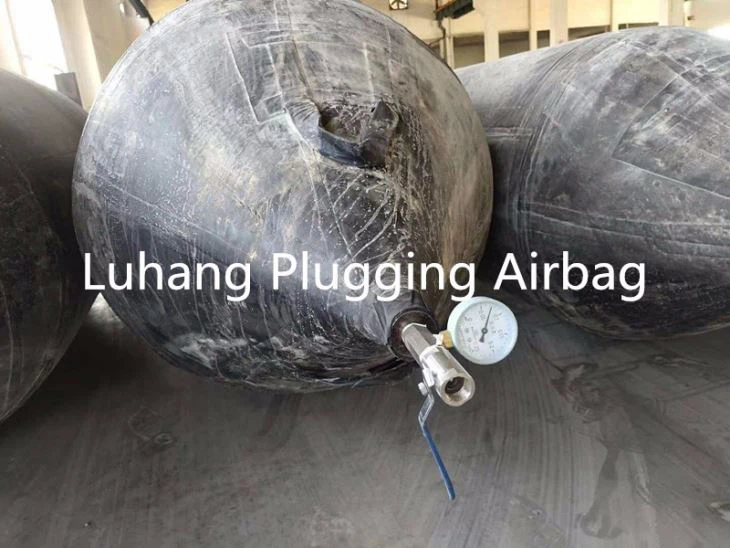 Inflatable High Pressure Pipeline Plugging Rubber Airbags